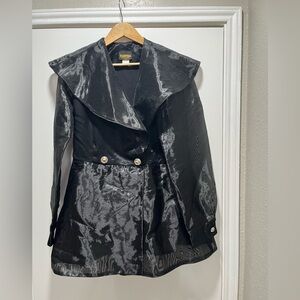 Tabitha Collection U.S.A. Vintage Women’s sheer light weight blazer blouse Large